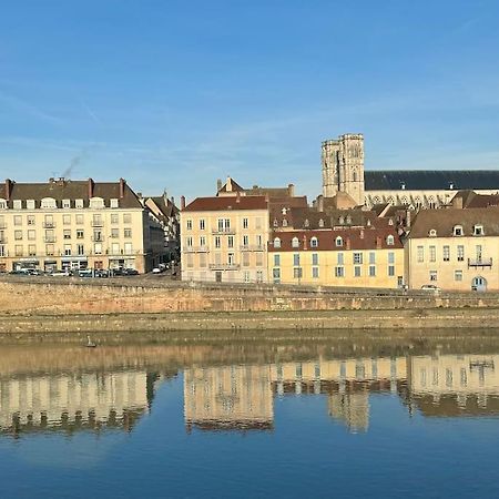 Appartement Avec Magnifique Vue Sur La Saone Et Son Balcon Chalon sur Saone Esterno foto