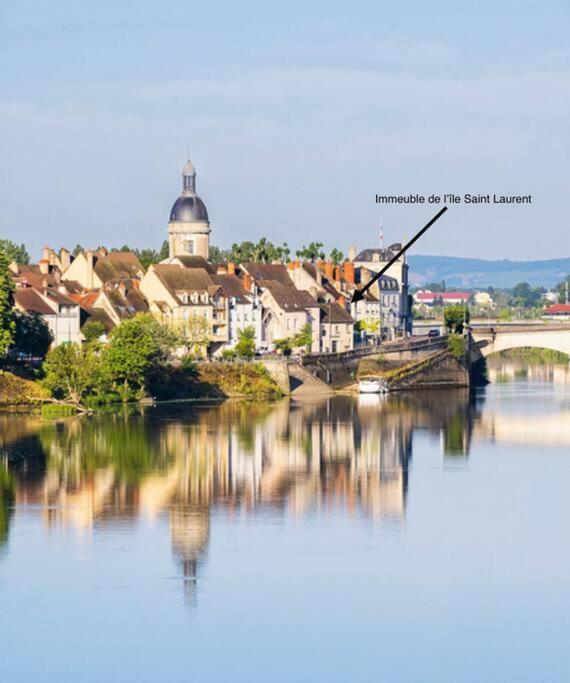 Appartement Avec Magnifique Vue Sur La Saone Et Son Balcon Chalon sur Saone Esterno foto